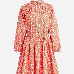 J.CREW NWT Ruffle-collar mini dress in cotton poplin floral bouquet Item BP869
